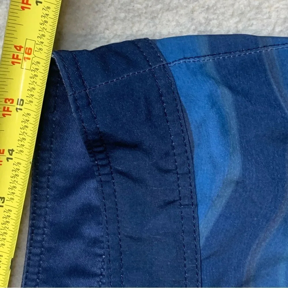 Prana Multitone Blue Board Shorts